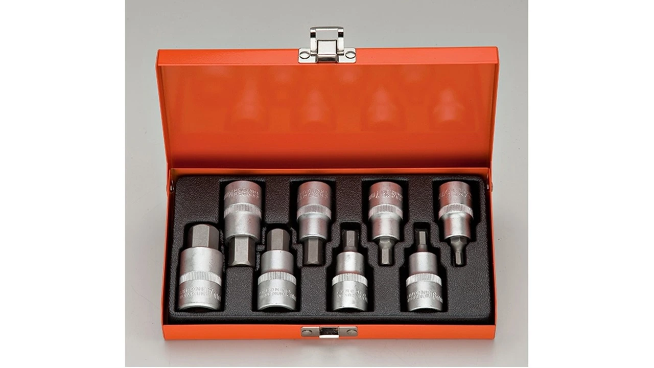 1/2"Dr. 8pcs Bit Socket (KWS008-MB)